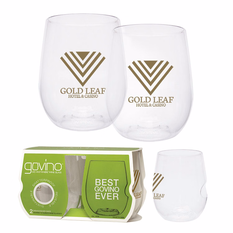 Dishwasher Safe Govino® 12oz Wine/Cocktail Glass 2 Pack