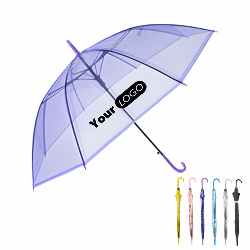 Clear Transparent Colorful Umbrella