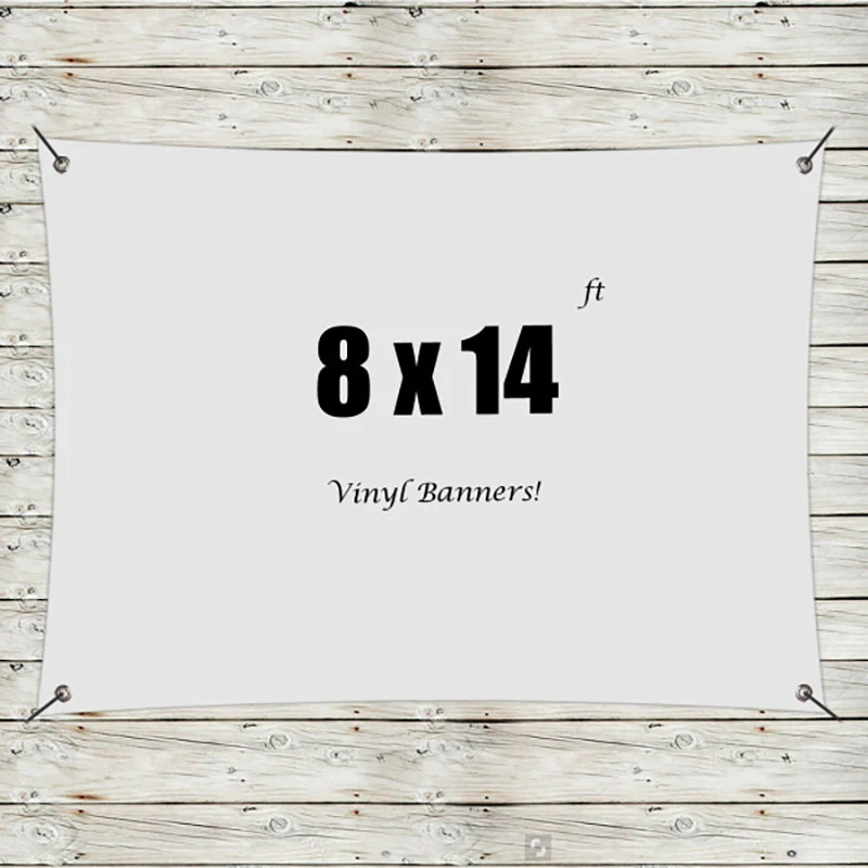 Custom 8' x 14' Vinyl Banners 1