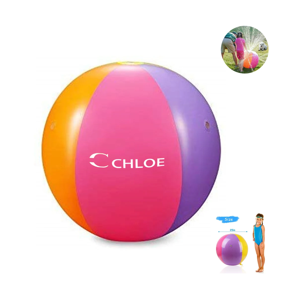 Inflatable Sprinkler Water Ball 1