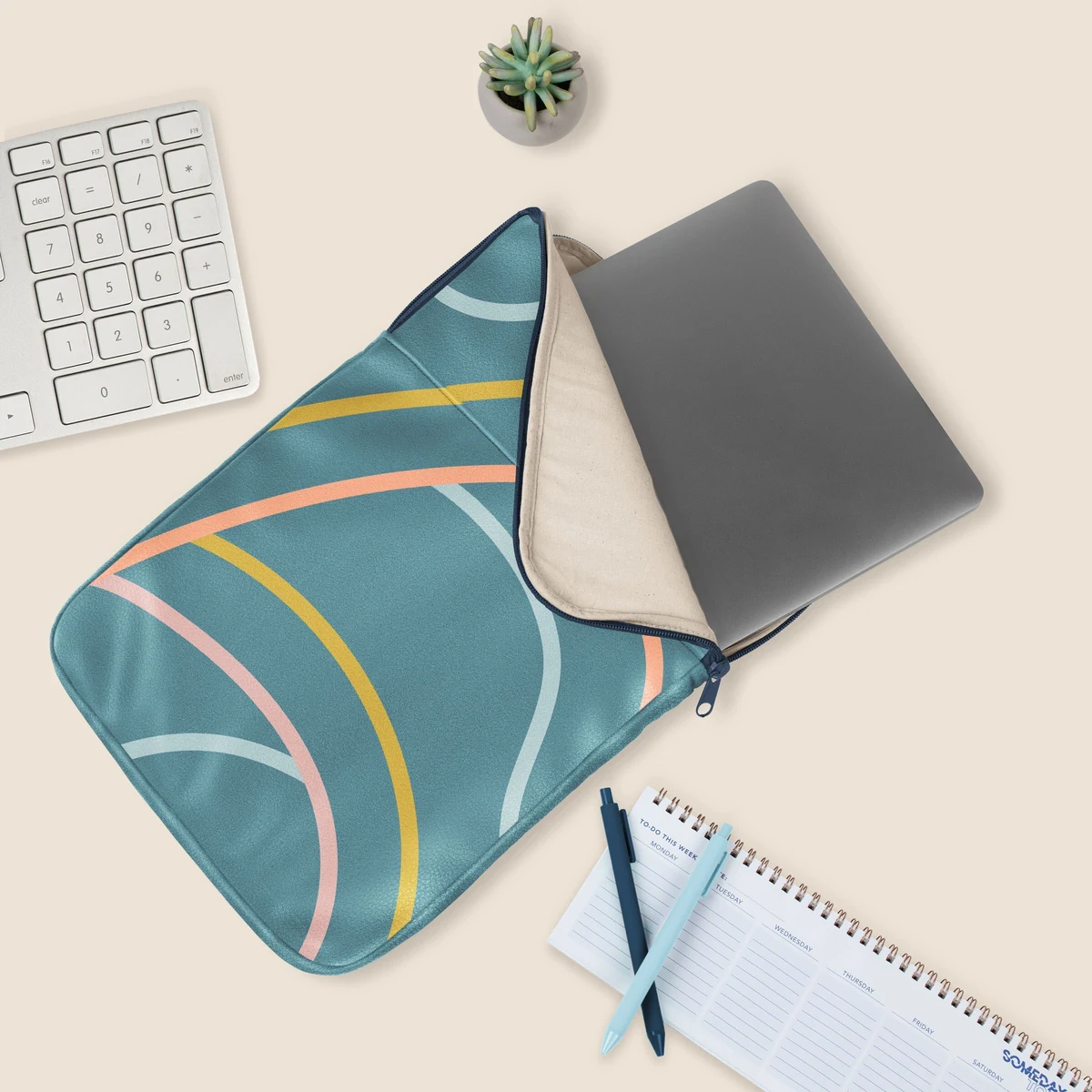 PORTRAIT LAPTOP SLEEVES - VEGAN LEATHER - LARGE - 15" 1