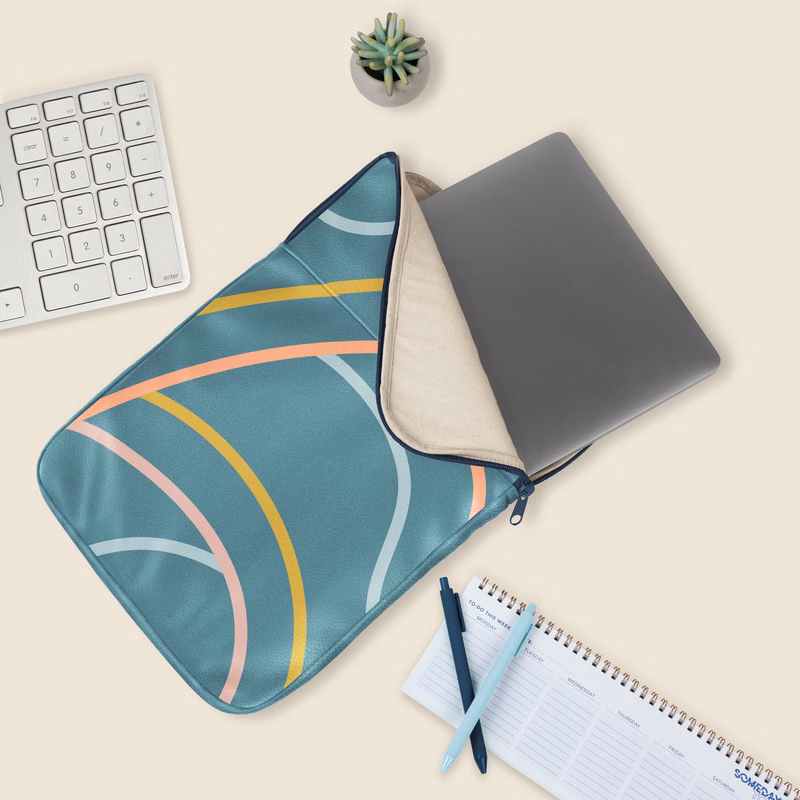 PORTRAIT LAPTOP SLEEVES - VEGAN LEATHER - LARGE - 15"