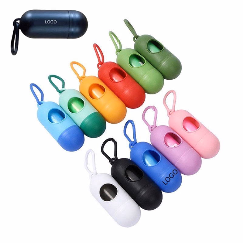 Bullet Type Pill Dog Poop Bag Holder Portable Pet Supplies