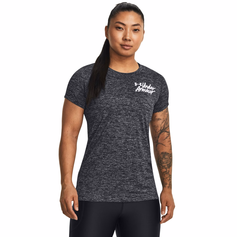 UA Tech Twist Graphic Women's Short Sleeve