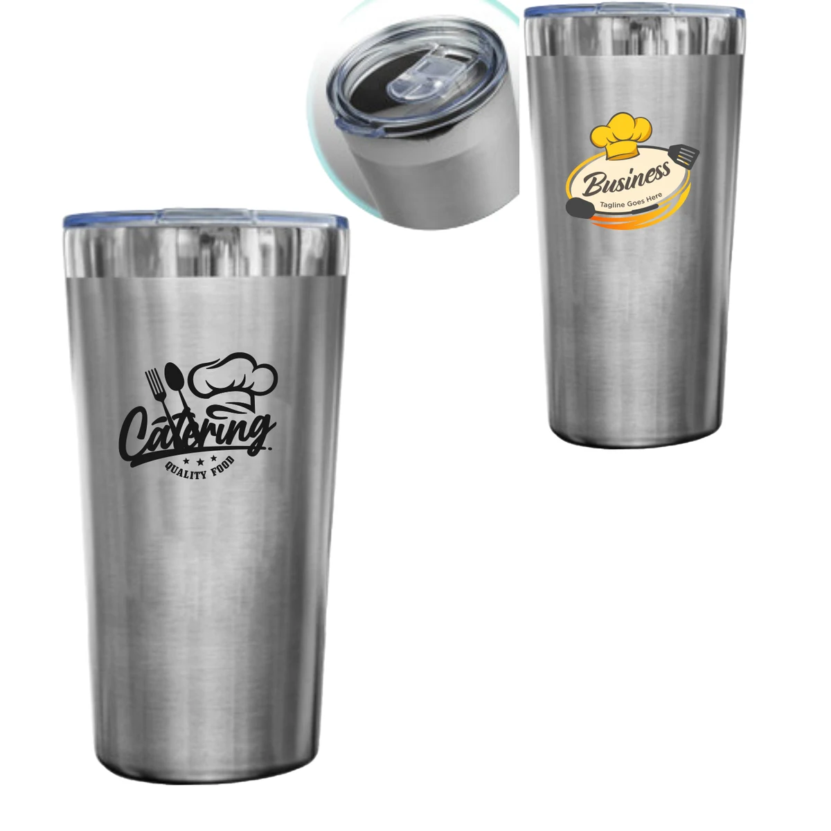 16 oz. Hakatan Vacuum Insulated Steel Travel Mugs 1