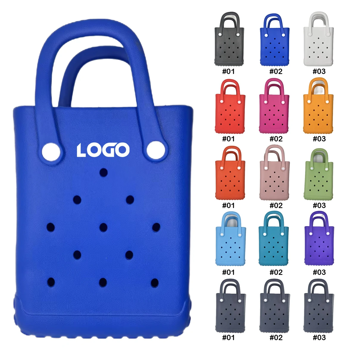 Women's Mini Rubber Beach Bag 1