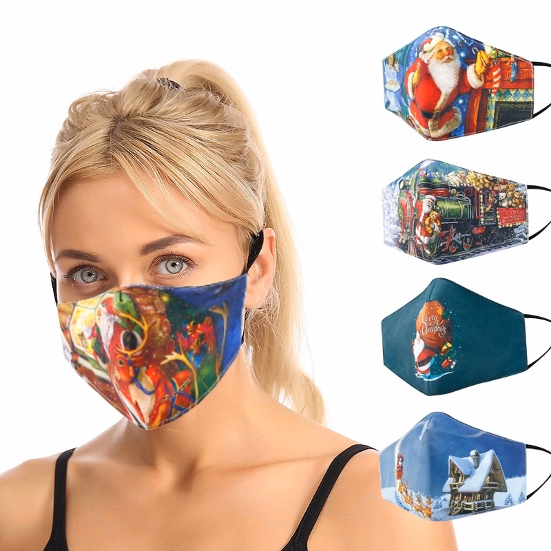Christmas 3-layer Cotton Mask