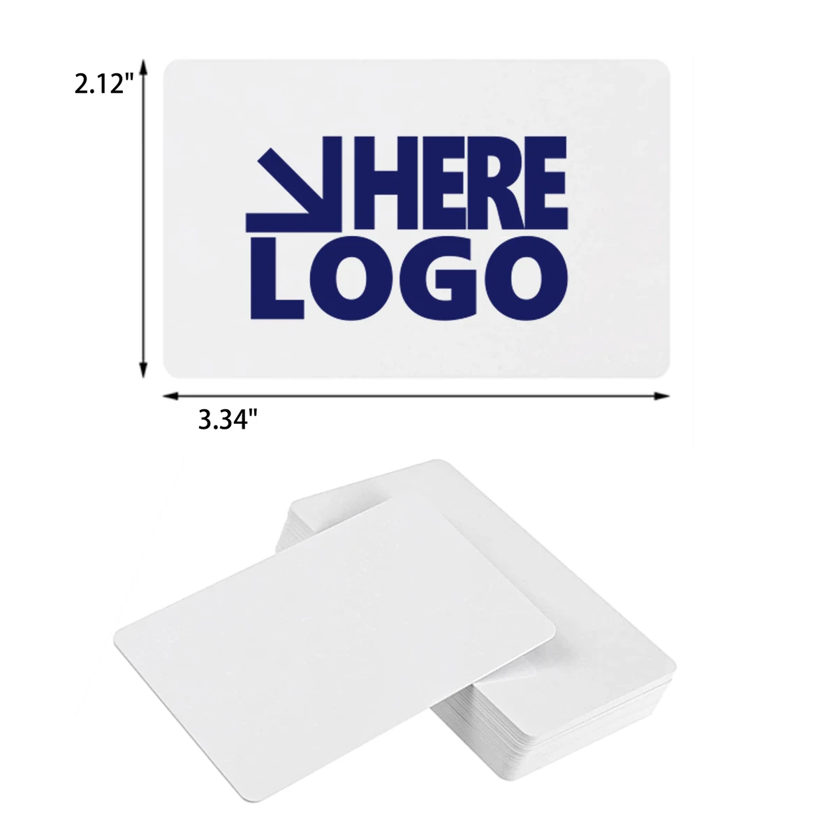 Stylish PVC Plastic ID Card 1
