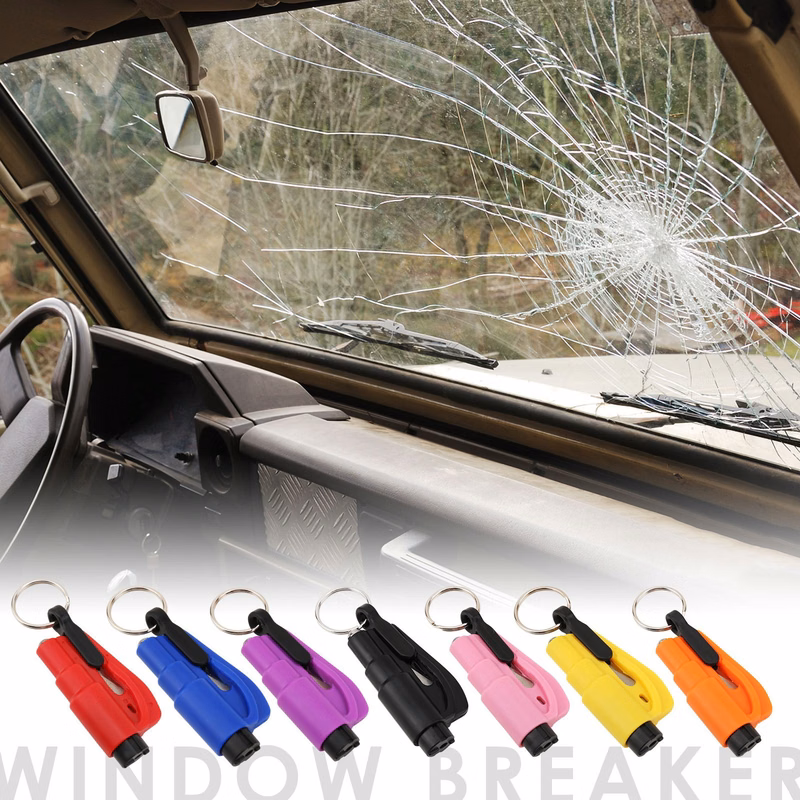 Mini 2-in-1 safety hammer