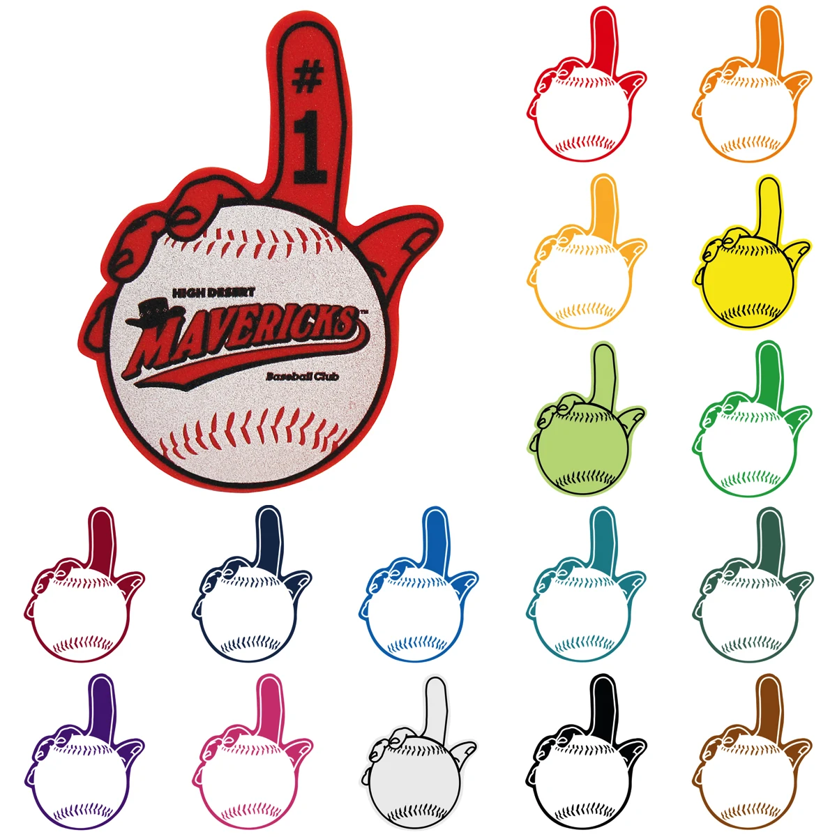 Large Baseball Hand 1