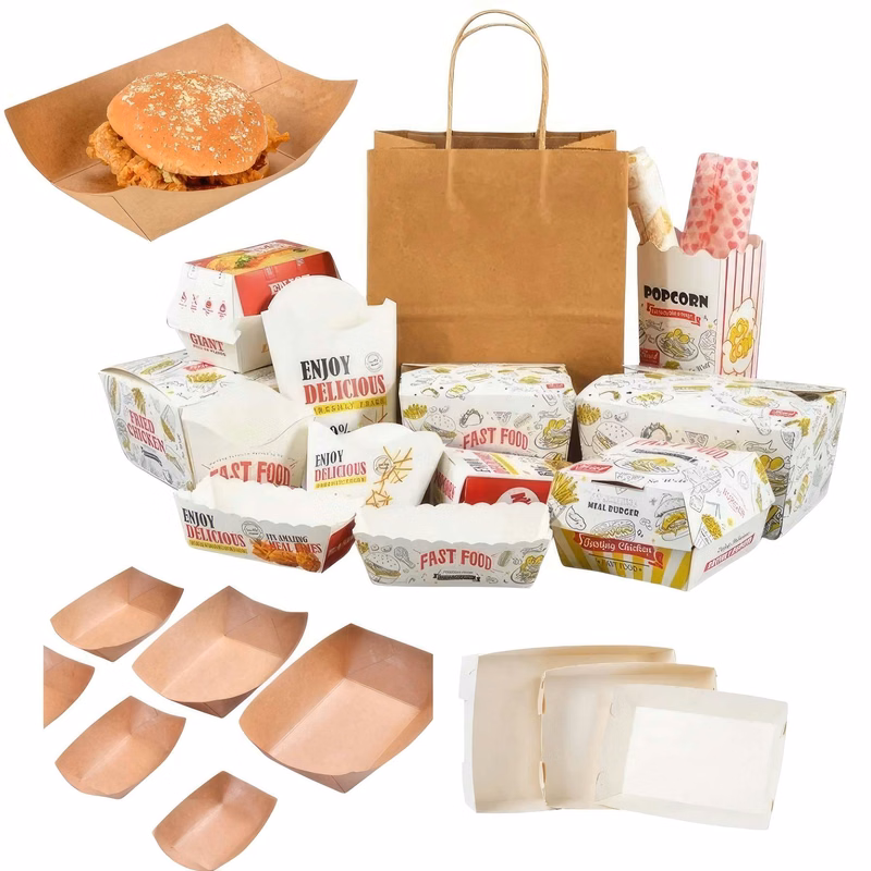 Custom Printed Takeout Food Packaging Boxes