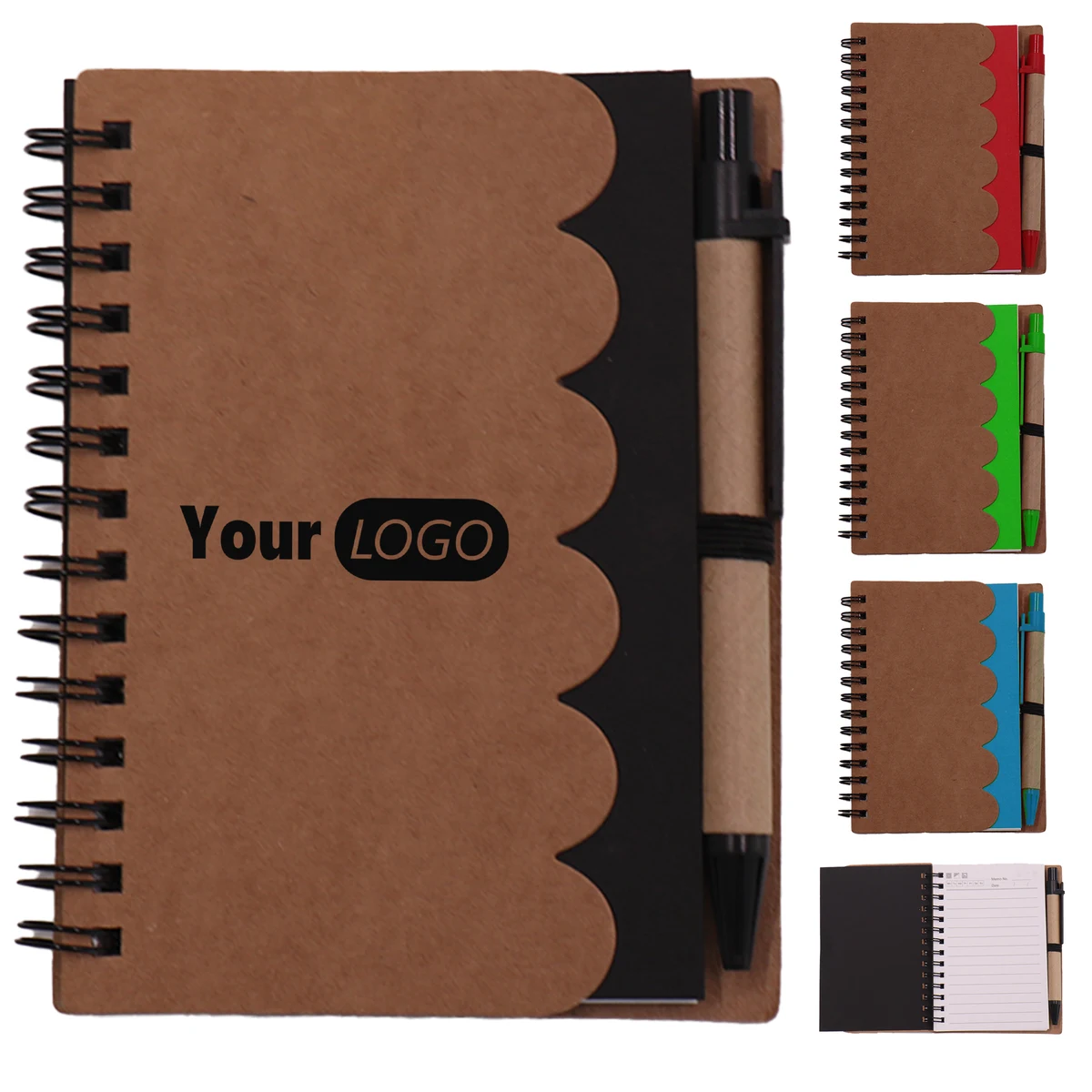 Paper Office Notebook With Pen 1