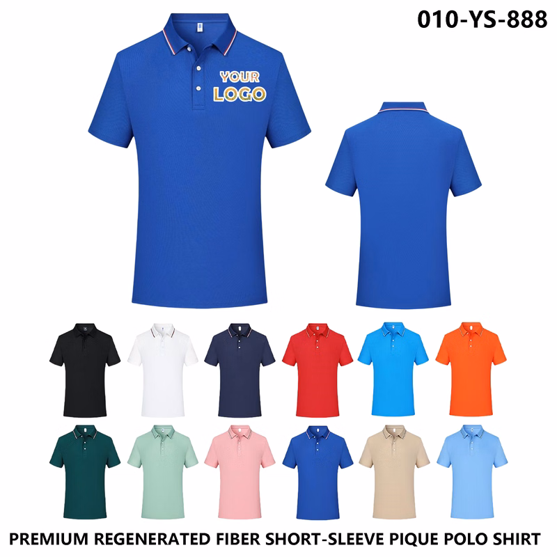 Regenerated Fiber Unisex Short Sleeve Polo - Moisture-Wicking & Breathable