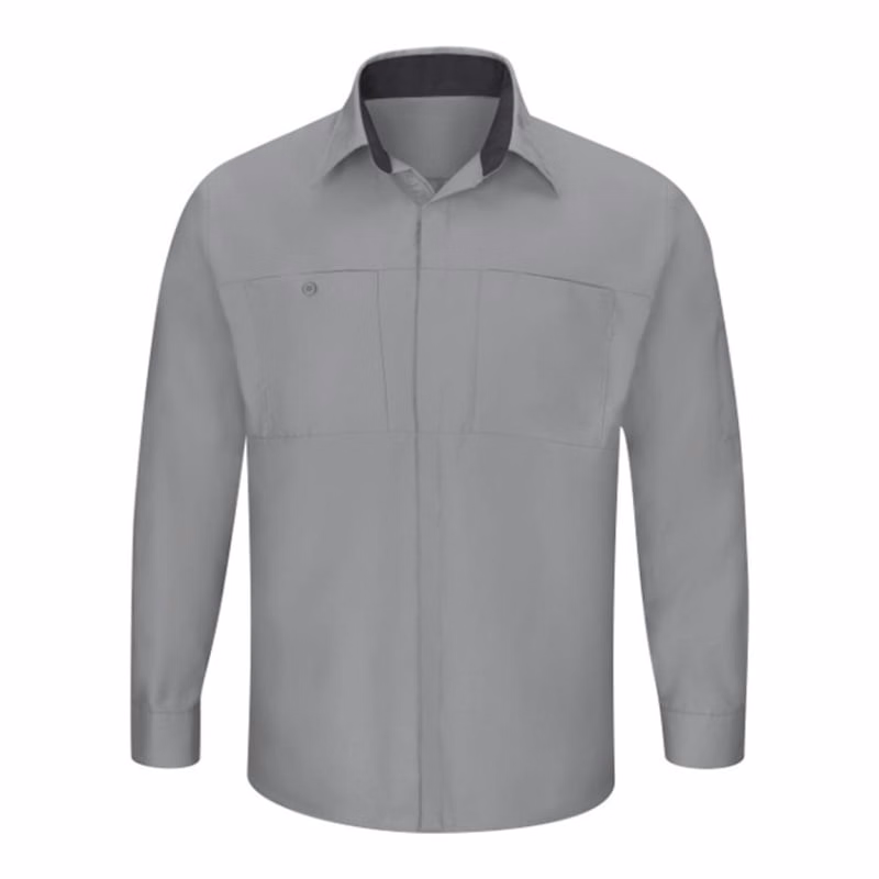 Red Kap Men's Tall Performance Plus Long Sleeve Shirt With OilBlok Technology - SY32T