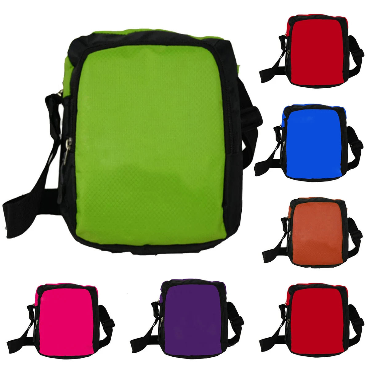 Vertical Mesh Shoulder Crossbody Bag 1