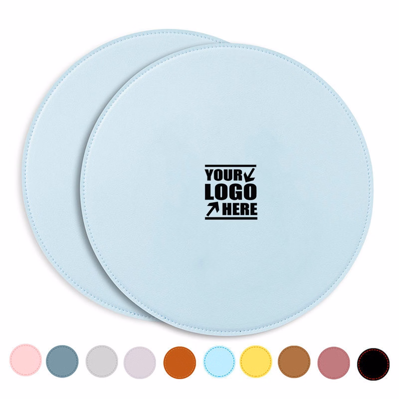 Round Solid Color Pvc Mouse Pad
