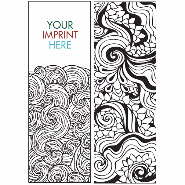 COLORING BOOKMARK - ZenDoodle Bookmark