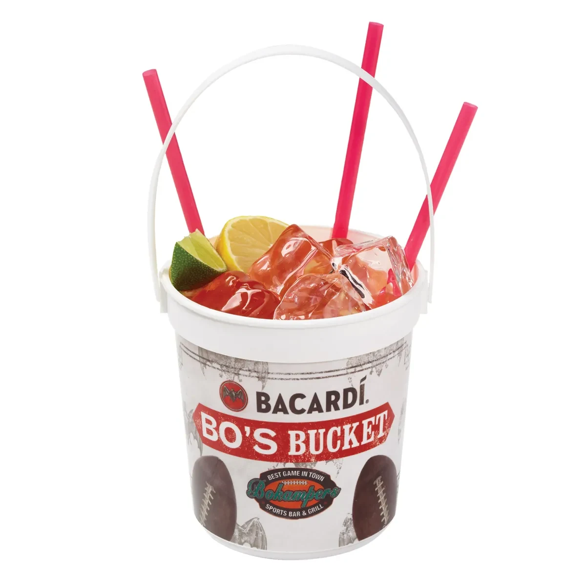 Full Color Wrapped Plastic Drinking Pail 1