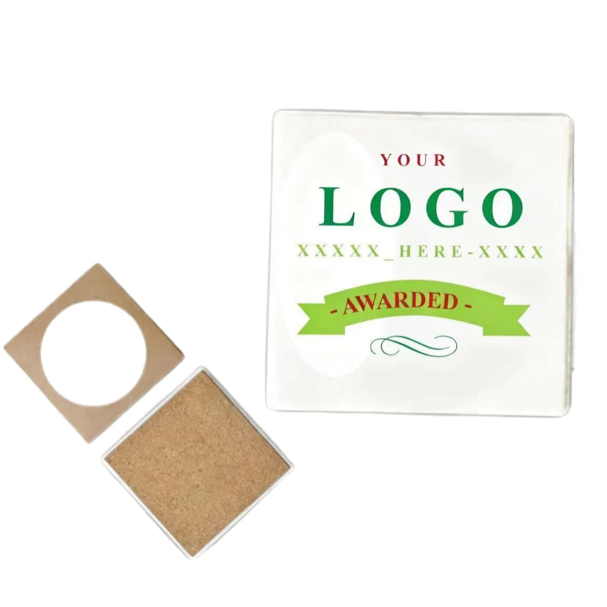 Square Absorbent Stone Coasters 1