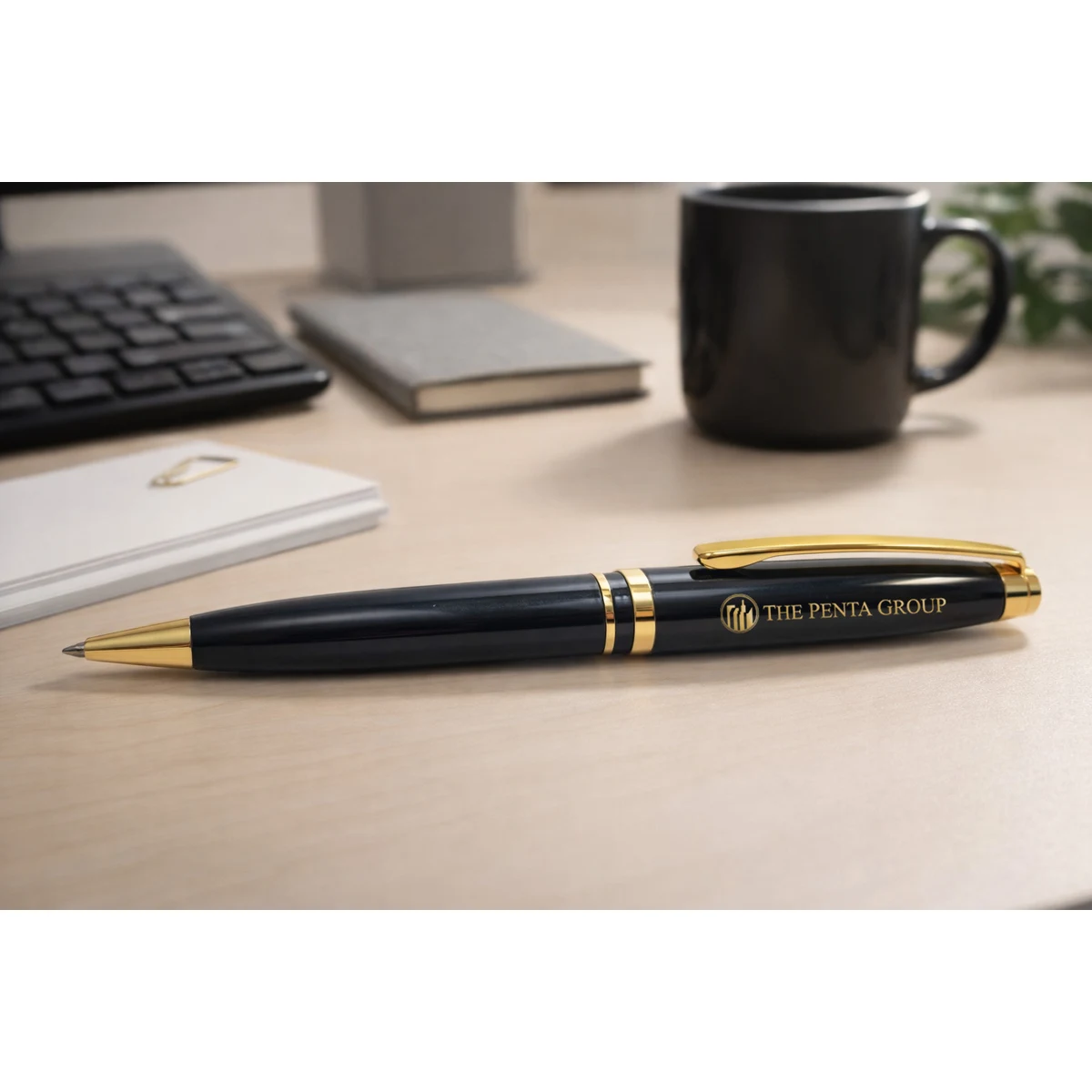 ISPIN TWIST ACTION BALL POINT PEN GOLD APPOINTMENTS 1