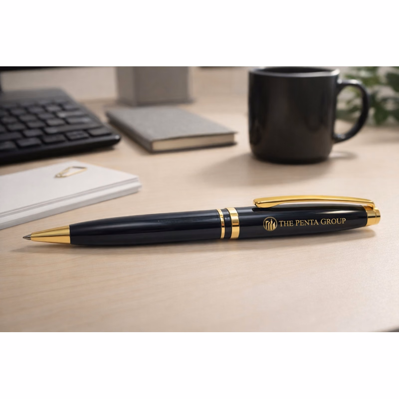 ISPIN TWIST ACTION BALL POINT PEN GOLD APPOINTMENTS