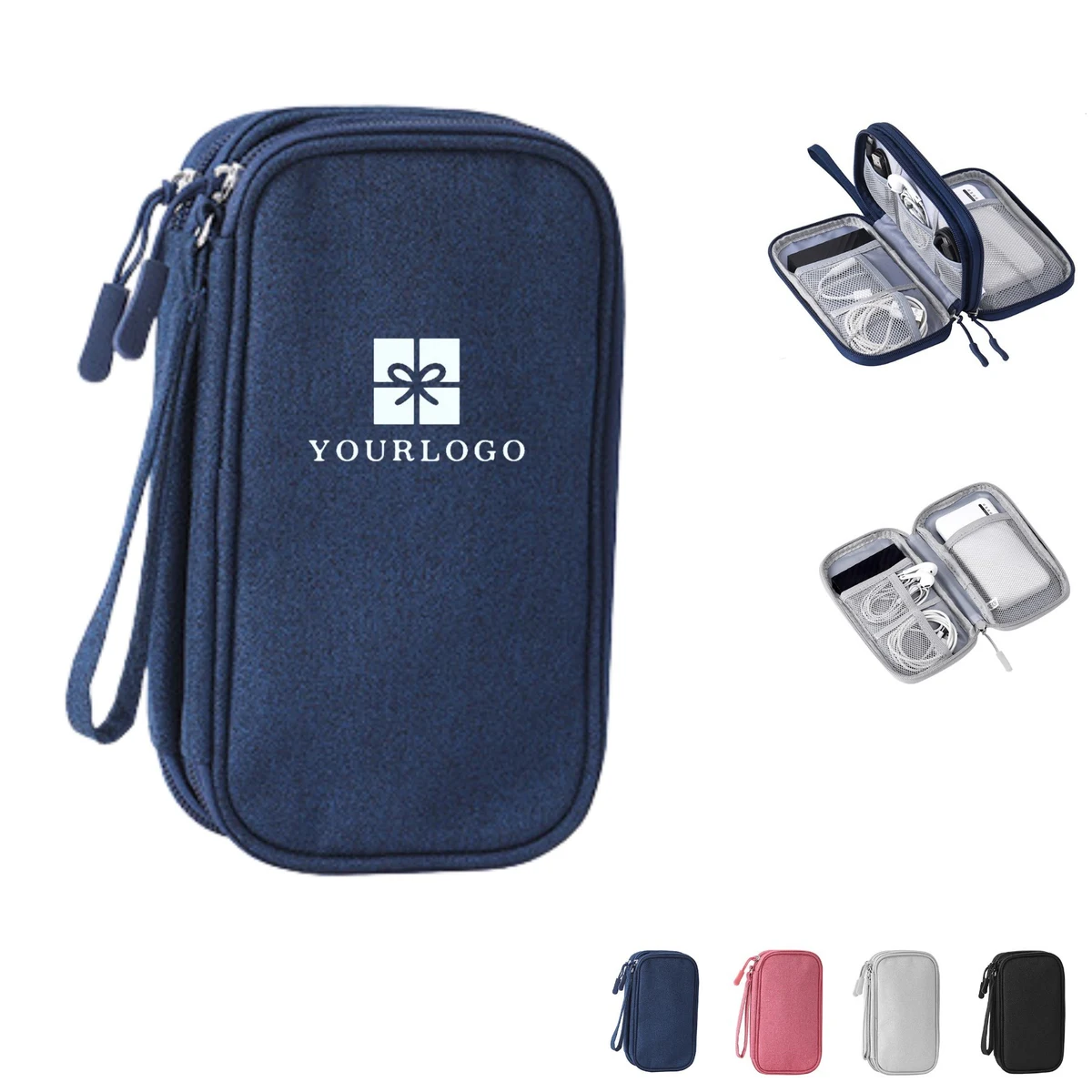 Electronic Accessories Travel Cable Organizer Pouch Bag 1