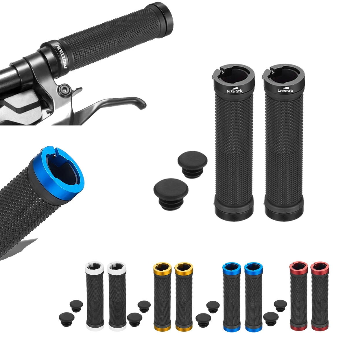 Aluminum Alloy Bicycle With Double-Sided Locking Handle Cover 1