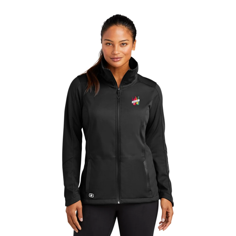 OGIO ENDURANCE Ladies Crux Soft Shell Jacket, custom jacket with logo imprint 1