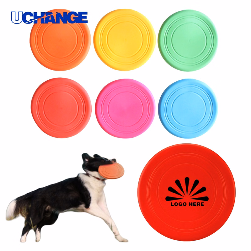 Silicone Flying Disc Dog Toy for Outdoor Training