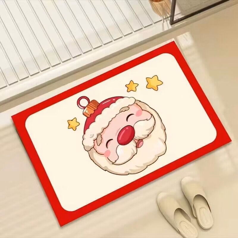 Christmas non slip carpet