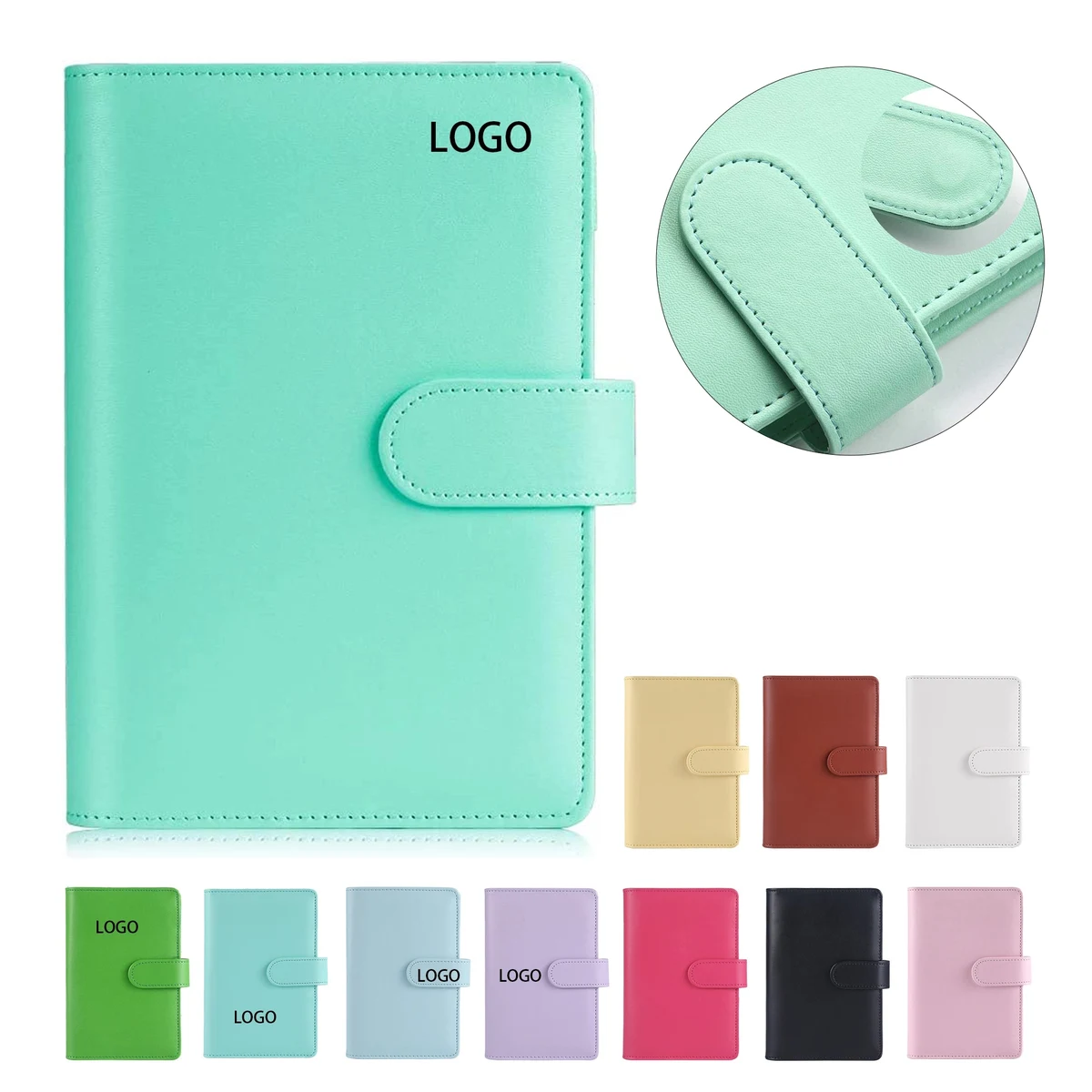 A6 PU Leather Ring Binder Notebook Journal 1