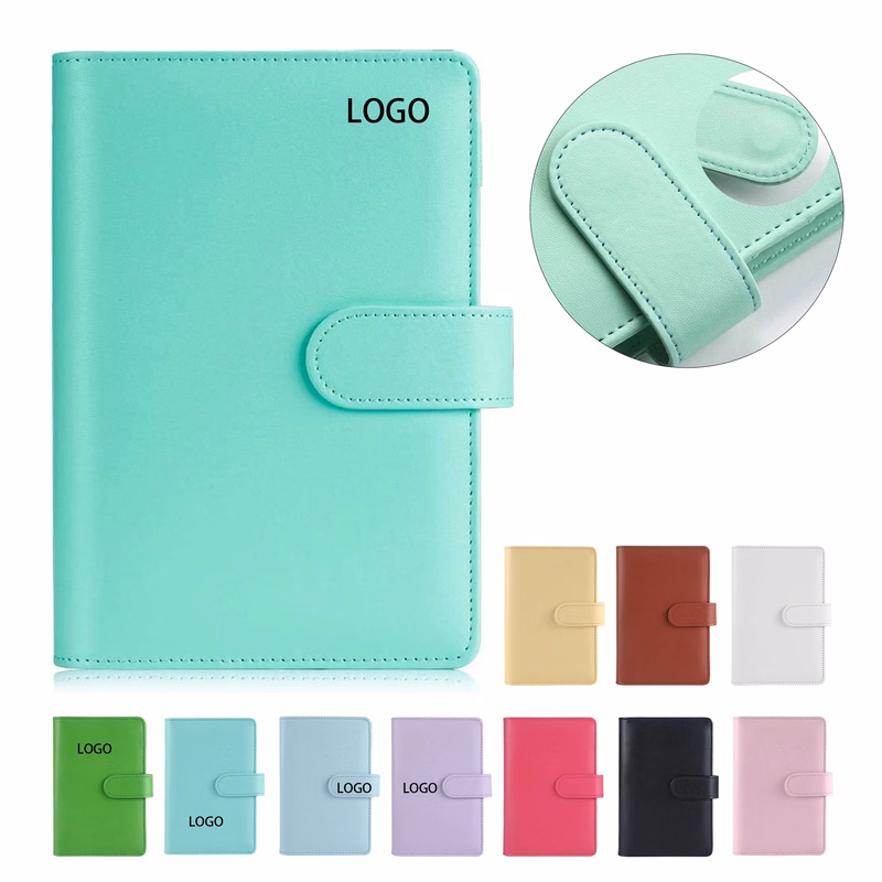 A6 PU Leather Ring Binder Notebook Journal