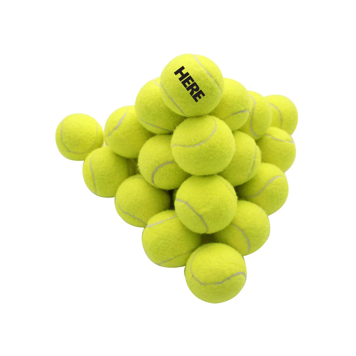 Felt Polyester Rubber Training Tennis Ball 1