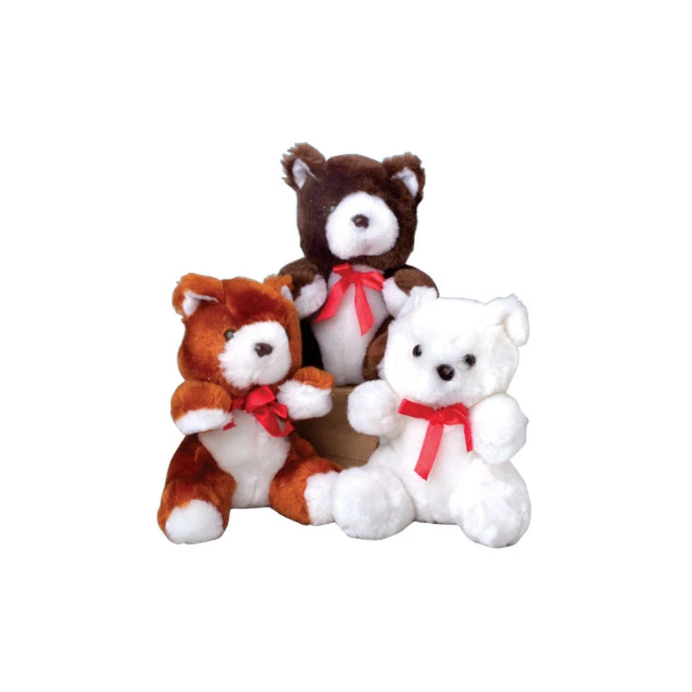 Teddy Bear Plush Toys - Assorted Colors 6" 1