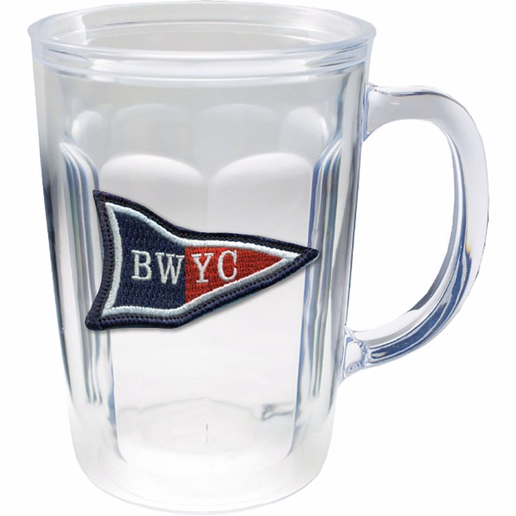 14oz Thermal Dual Walled Mug - Embroidered Emblem