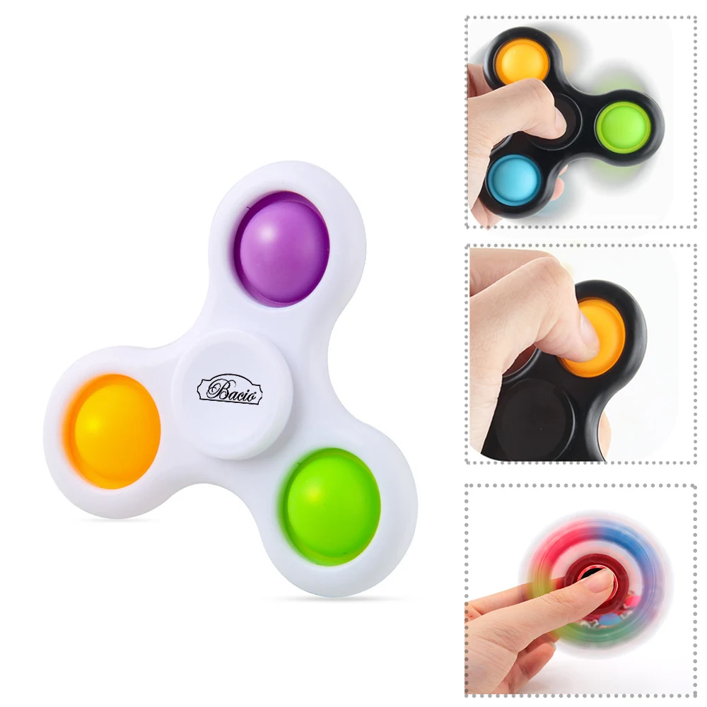 Colorful Fidget Spinner 3 Fingers Toys 1