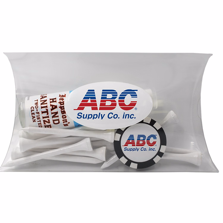 Resin Domed Poker Chip Hand Sanitizer Pillow Pack