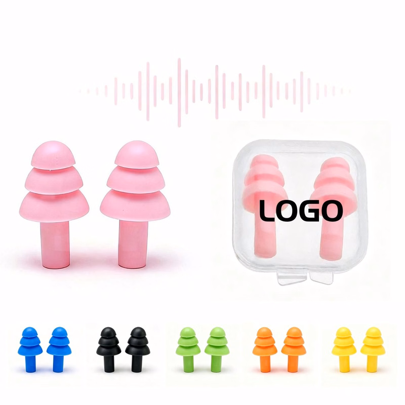 Soft Comfort Silicone Ear Plugs for Sleeping and Travel