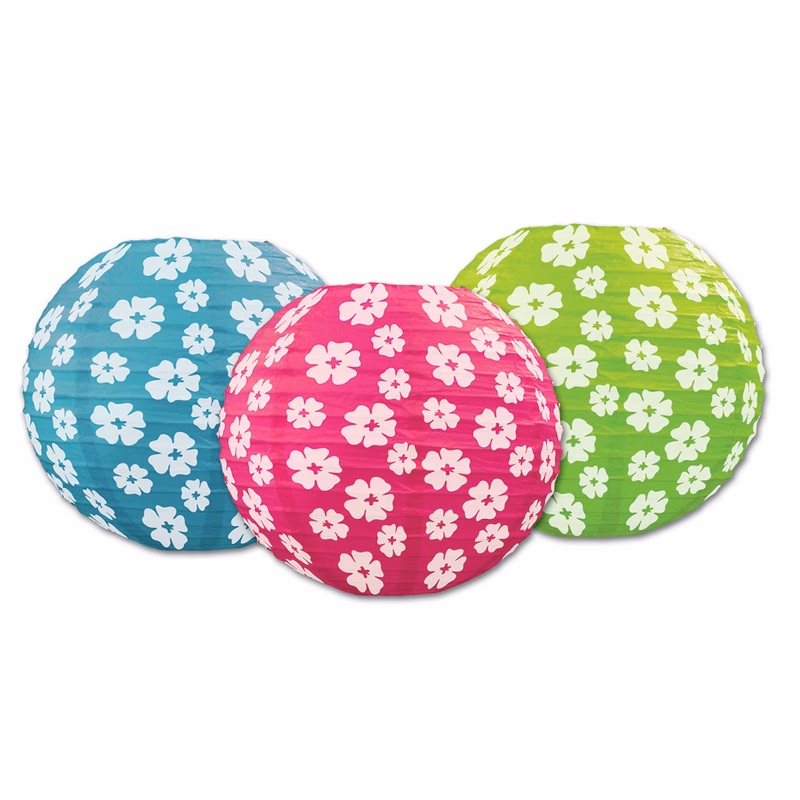 Hibiscus Paper Lanterns