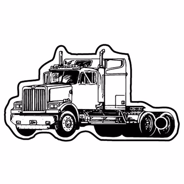 Truck Cab Key Tag - Spot Color