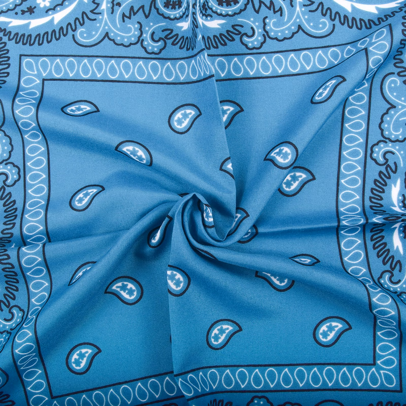 Fine Novelty Print Unisex Tie Dye Bandanas Headwraps