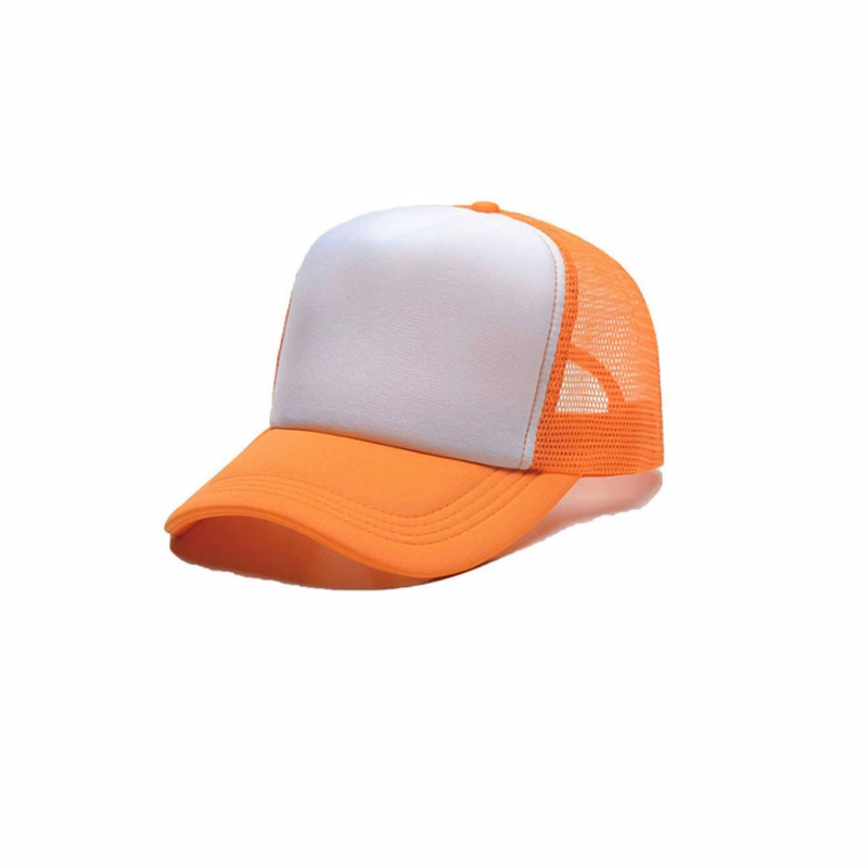 Polyester Cotton Mesh Back Baseball Cap 10.5 x 7.5 x 5.3"