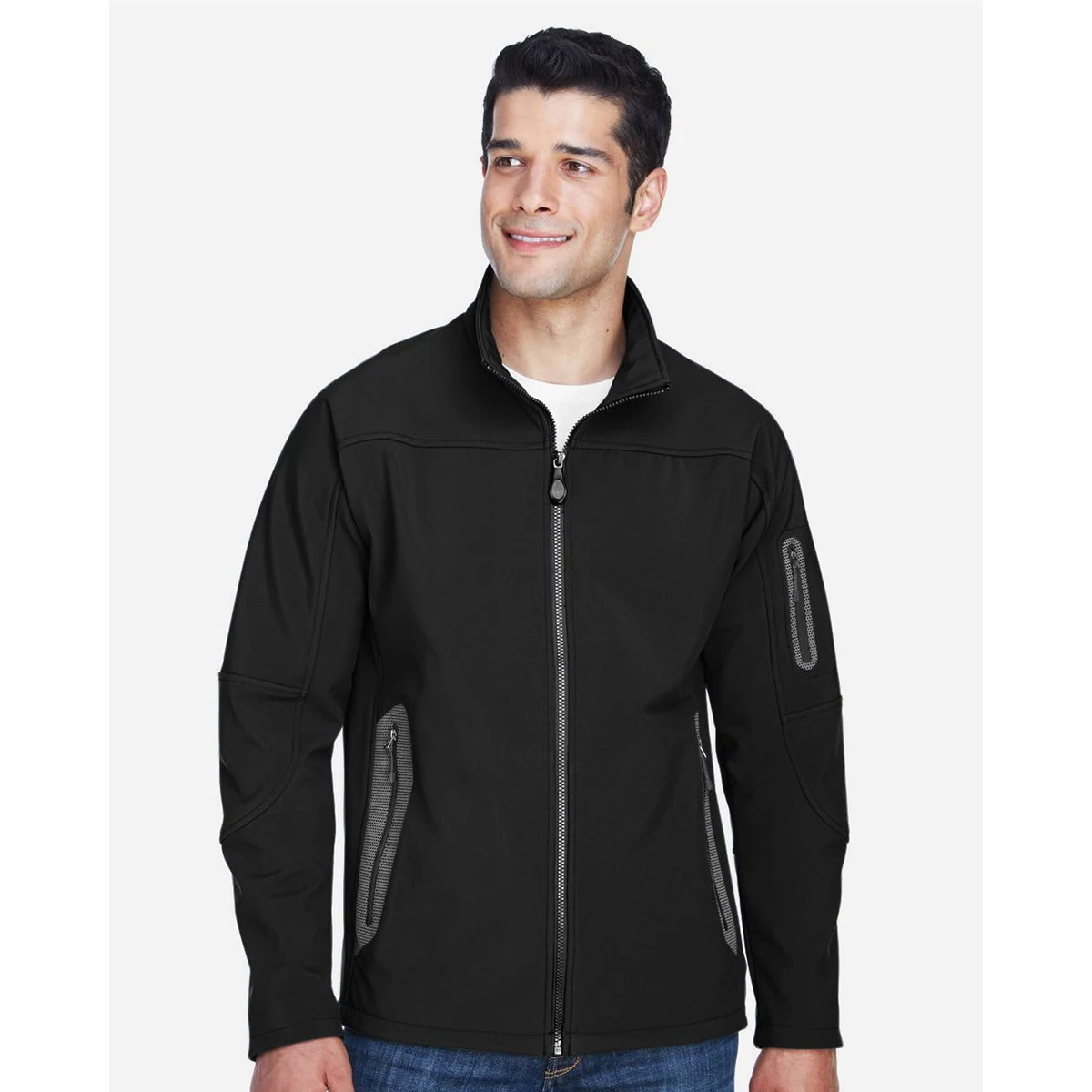 Men's Three Layer Fleece Bonded Shell Technical Jacket - 88138 1