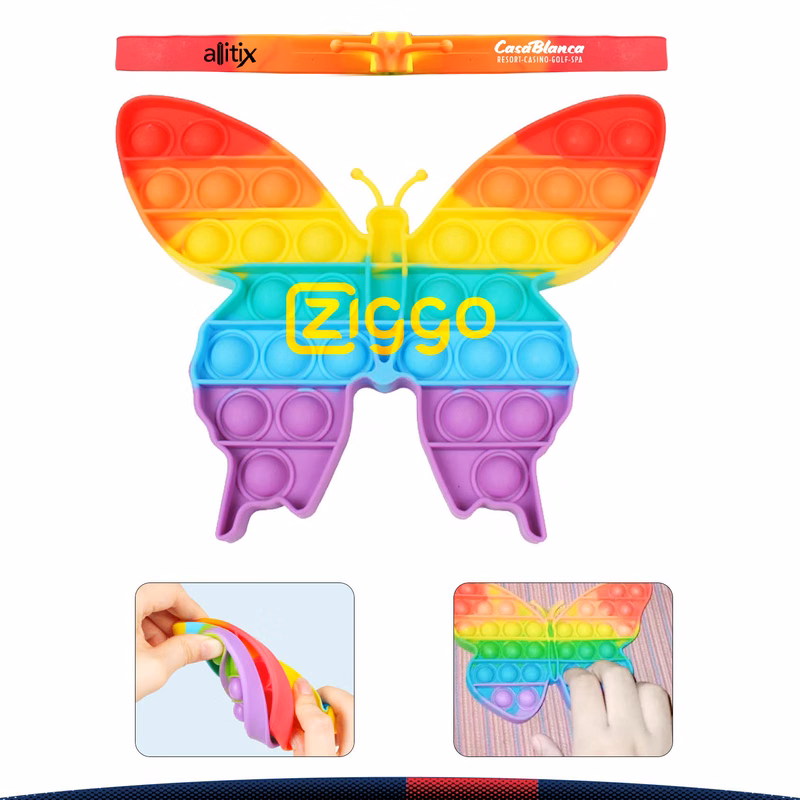 Morh Rainbow Push Pop Bubble Toy