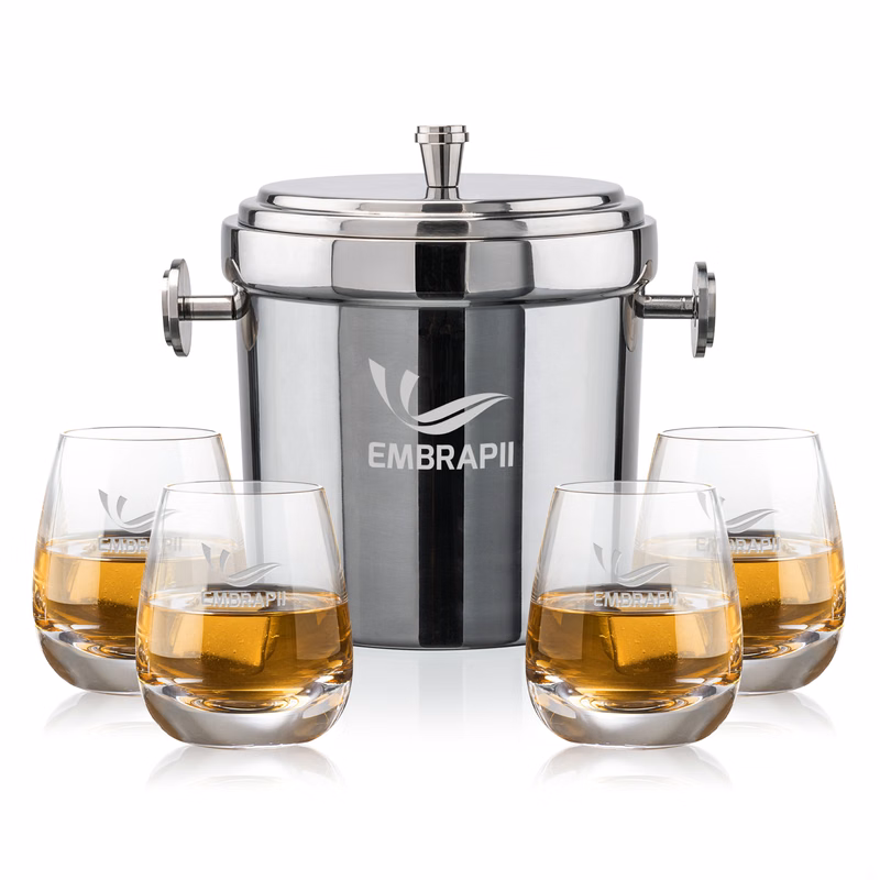 Milano Ice Bucket & Dimasio On-the-Rocks Set
