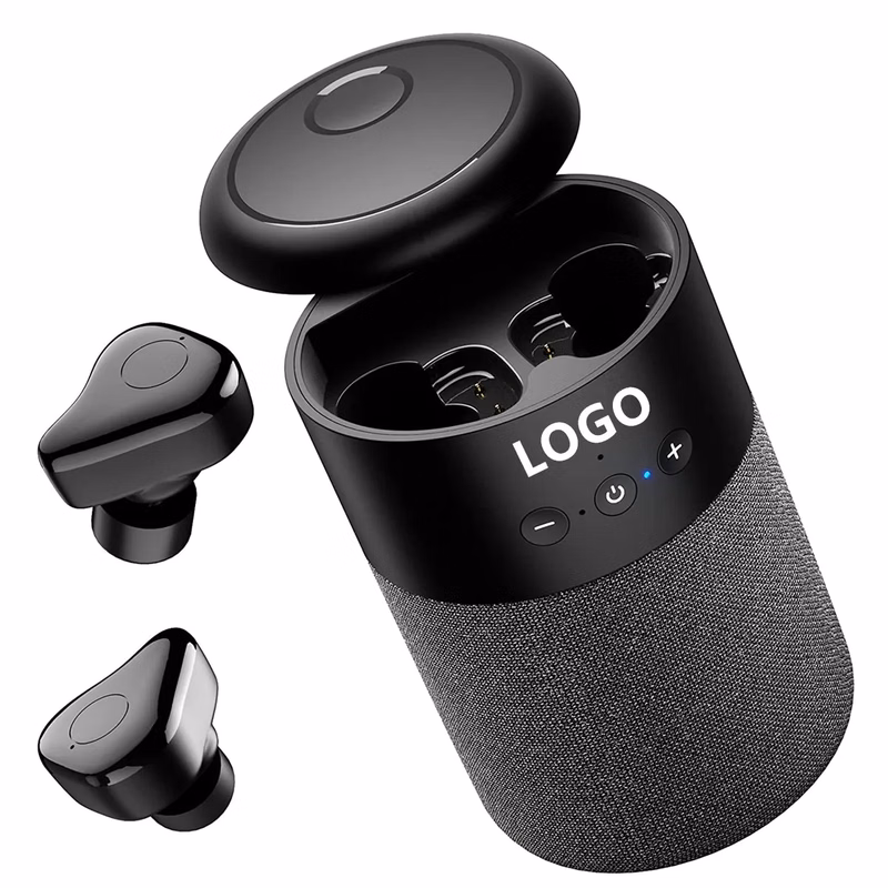 2 in 1 Bluetooth Speaker with Earbuds
