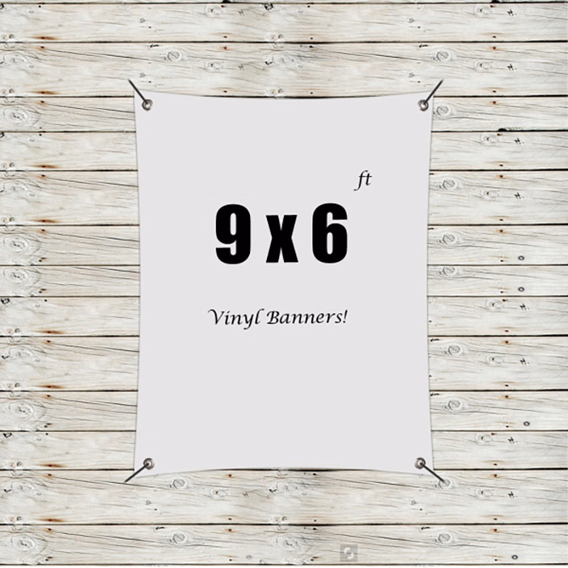 Custom 9' x 6' Vinyl Banners