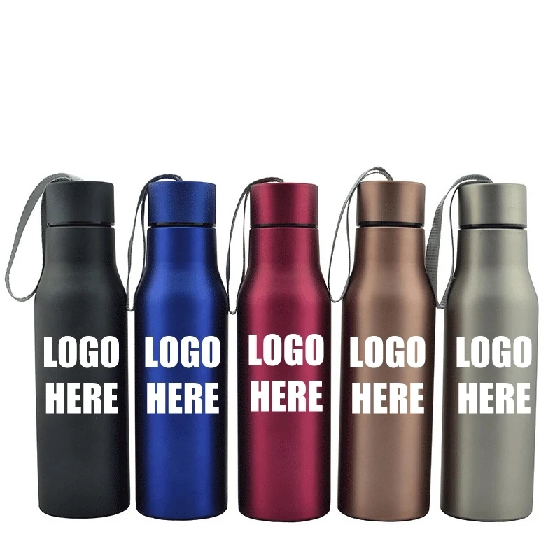Custom 15 oz Stainless Steel Vacuum Insulated Water Bottle, custom water bottle with logo imprint 1