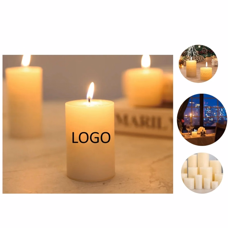 White Pillar Candle 3 x 4 Inch