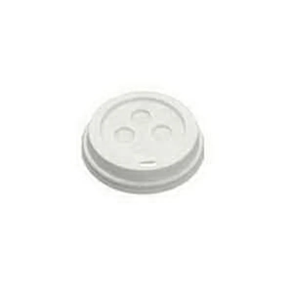16 oz. White Dome Lids 1